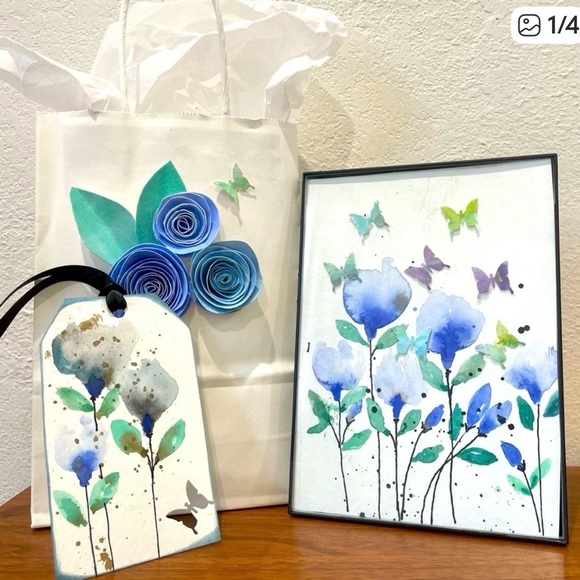 Mystery framed watercolor gift set - Picture 3 of 5